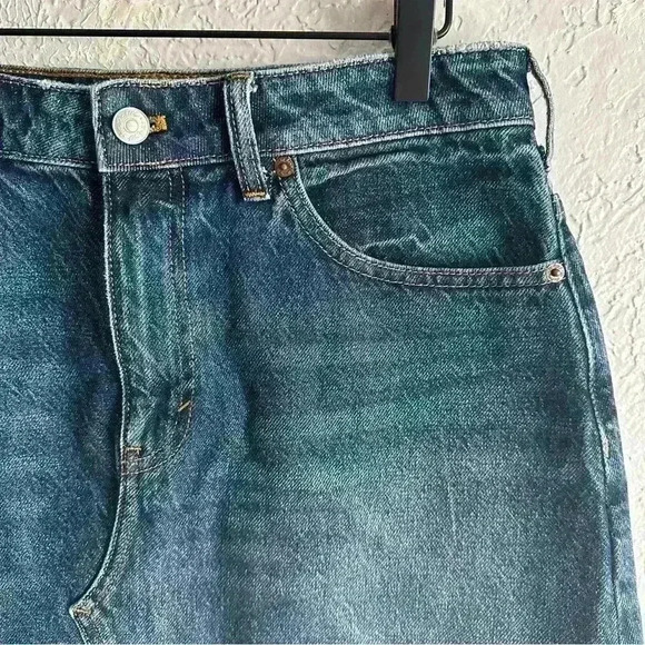 Free People raw‎ hem denim mini skirt - Picture 10 of 10